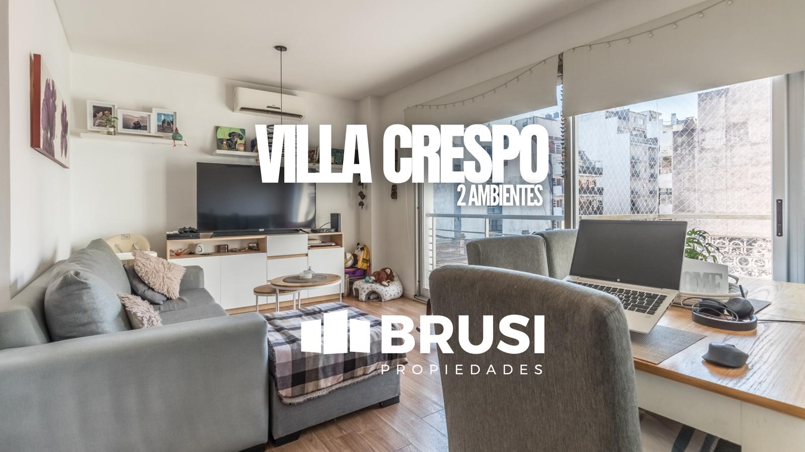 Departamento en venta 2 ambientes con balcón a la calle en Villa Crespo