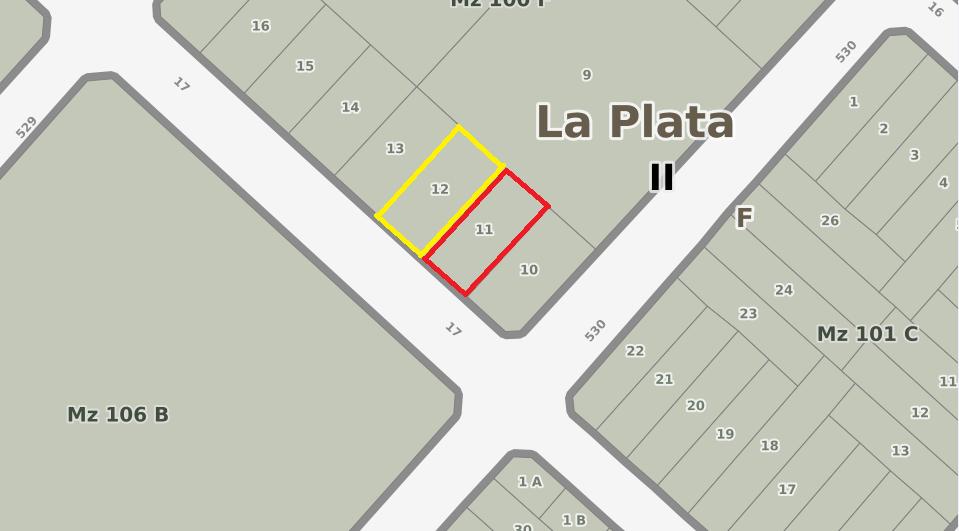 Terreno en  venta