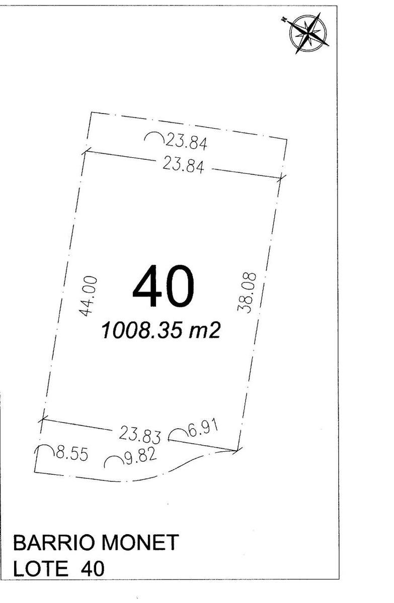 Terreno en Barrio Monet