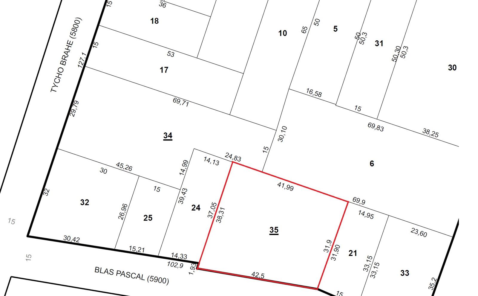 Terreno en  venta Blas Pascal metros de Av. Gauss  1483 m2 apto desarrollo