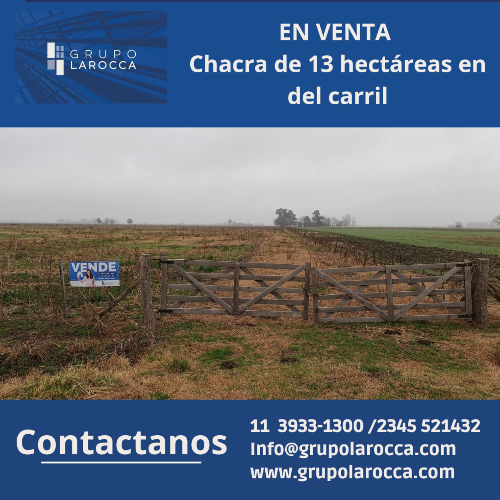 Campo en Del Carril