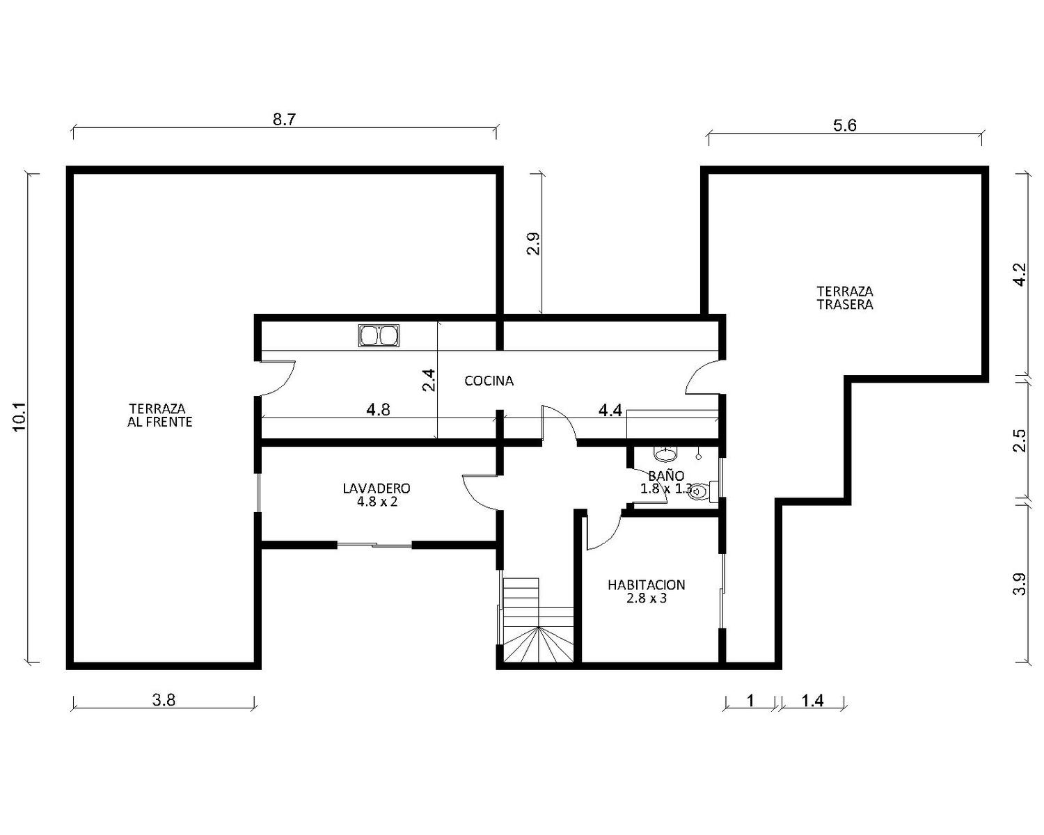 Casa en  Almagro, Parque, Jardín, Apto Comercial, 12 ambientes, Cochera