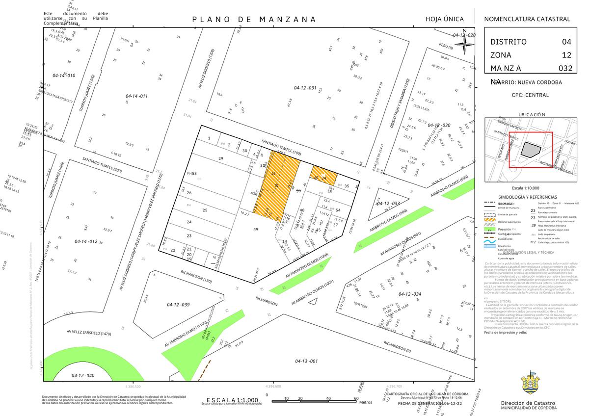 Lote en venta en  Nueva Cordoba