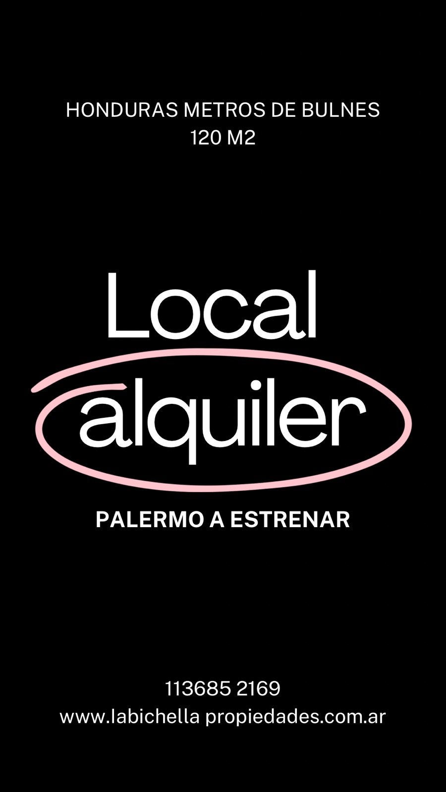 Local en Palermo a estrenar