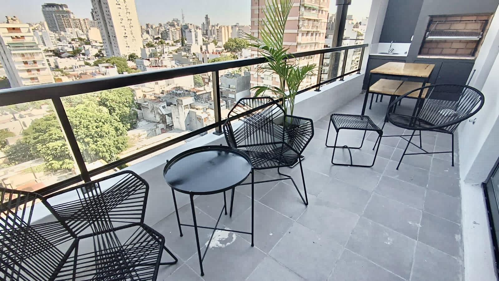 Departamento en  ESPECTACULAR MONOAMBIENTE CON TERRAZA Y PARRILLA PROPIA EN PALERMO