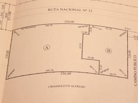 En venta Pujato Lote de 1 hectarea con 200m2 construidos