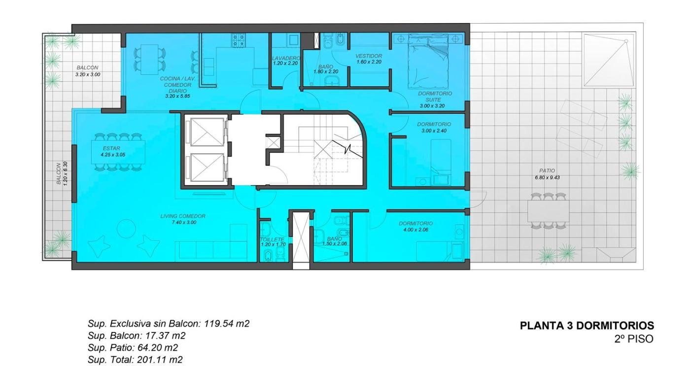 VENTA - DEPARTAMENTO 3 DORMITORIOS - EN CONSTRUCCION - ITALIA 27 BIS - ROSARIO