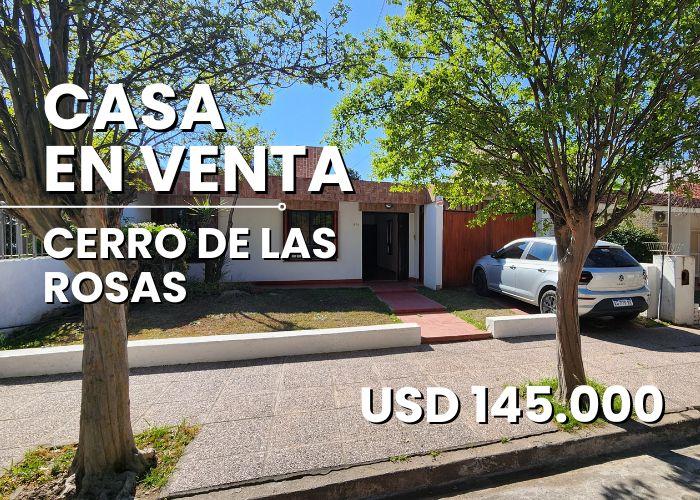 CERRO DE LAS ROSAS CASA EN VENTA 3 DORMITORIOS 1 PLANTA