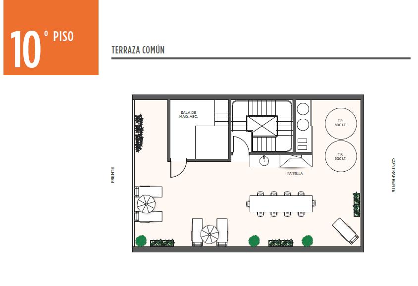 Departamento en Villa del Parque