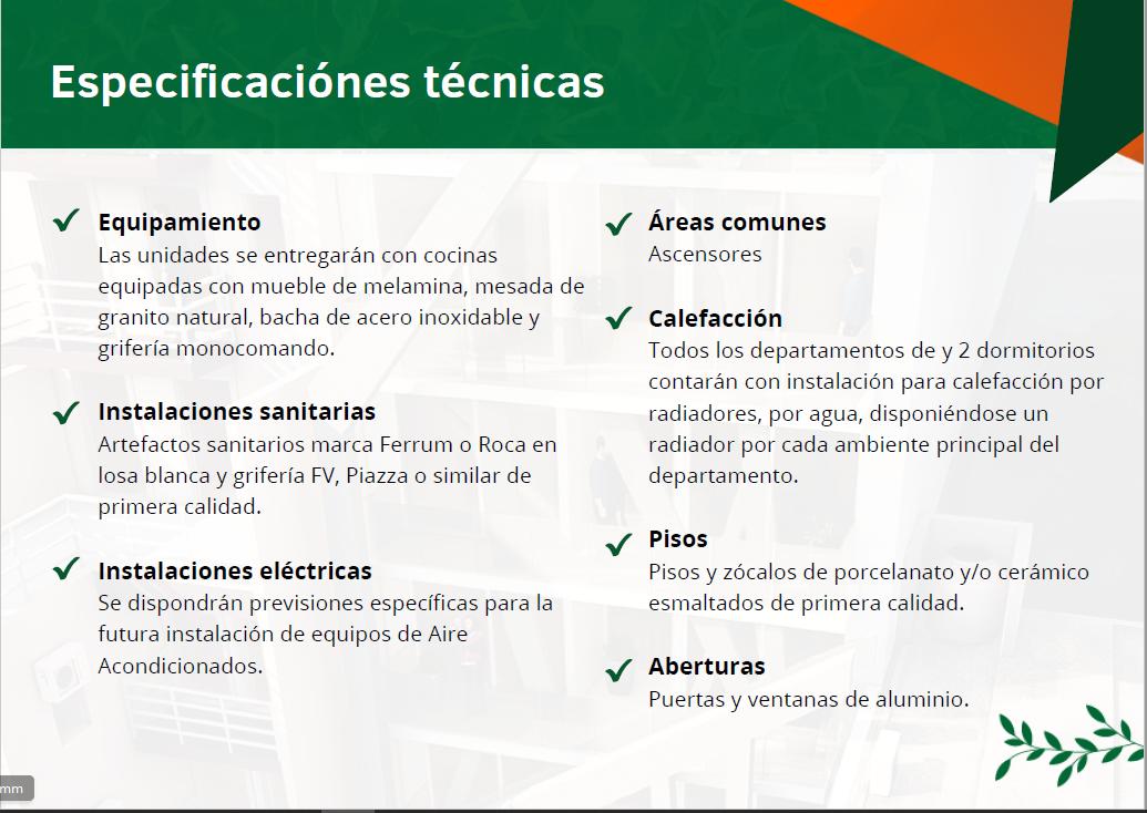 Departamentos de 2 dormitorios sobre O. Trejo al 700 posesion 12 meses