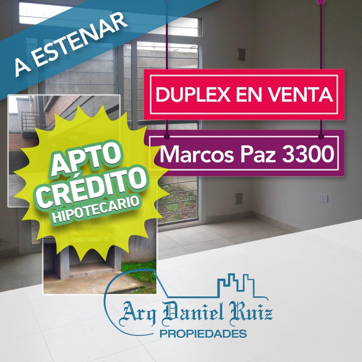 Duplex en Venta en Marcos Paz 3300 ¡APTI CRÉDITO HIPOTECARIO!