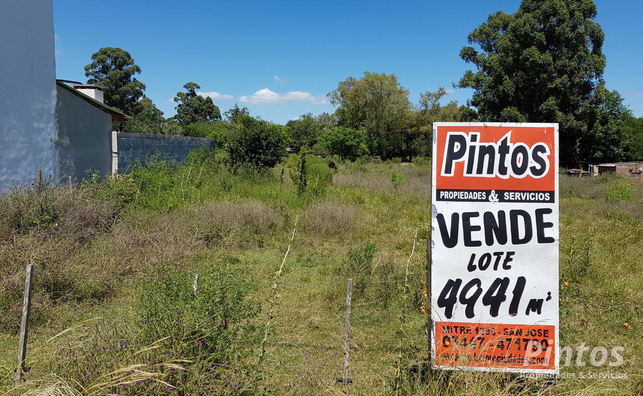 Terreno sobre Entre Rios esquina Premat. OPORTUNIDAD en San José. Entre Rios