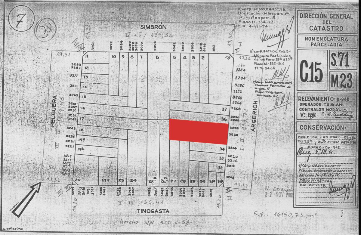 Venta - Terreno - Villa del Parque