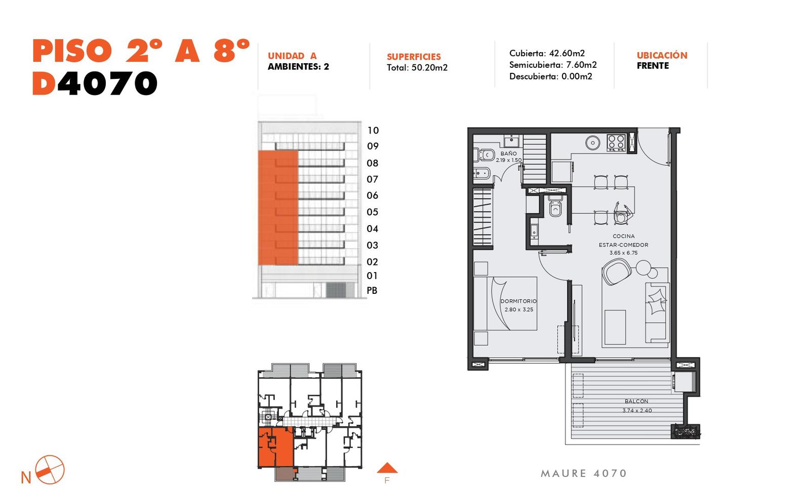 Increible 2 ambientes a Estrenar en VENTA - CHACARITA