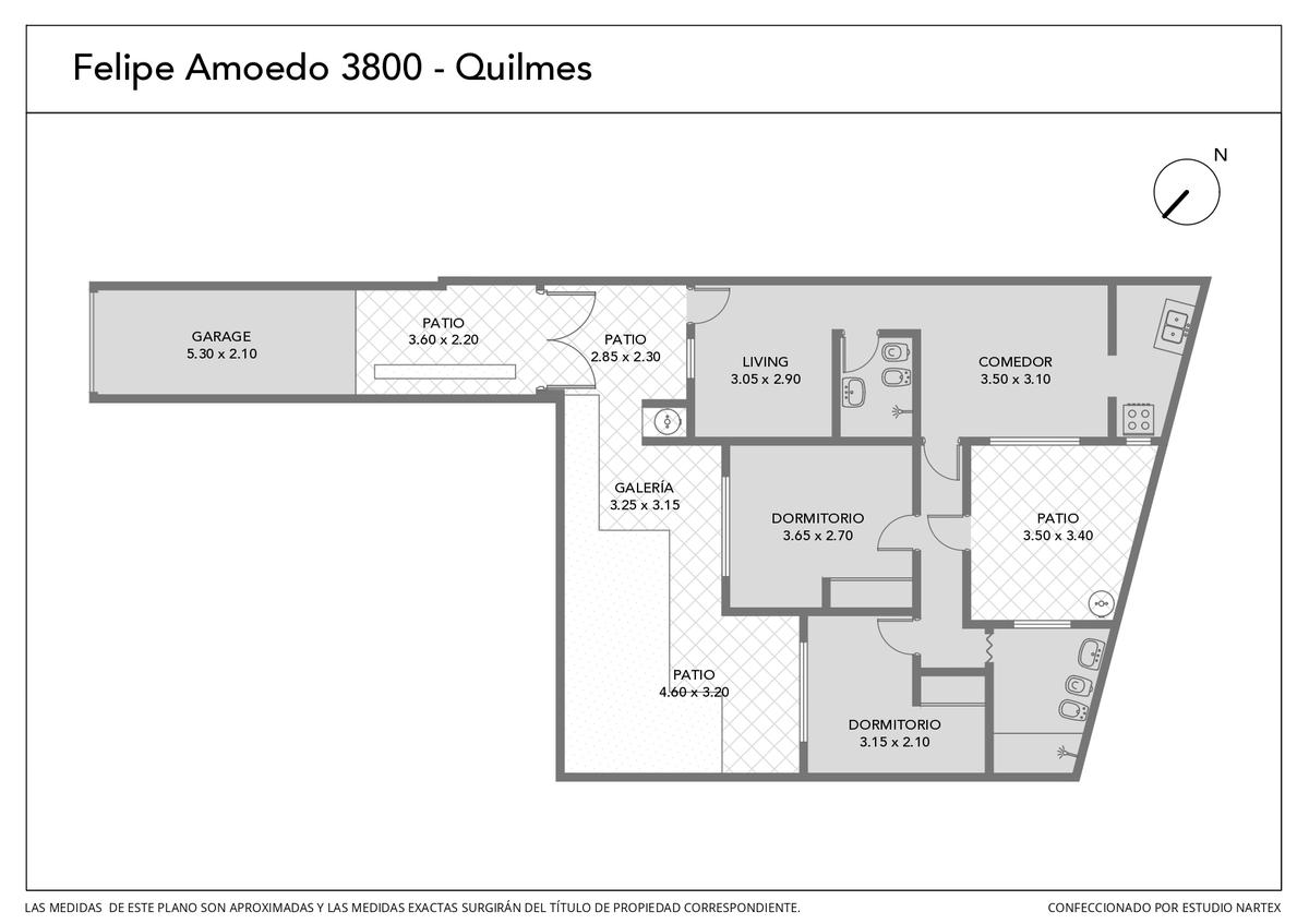 Apto Credito Hipotecario - Ph con entrada independiente, Patio y Garage - 3 Ambientes