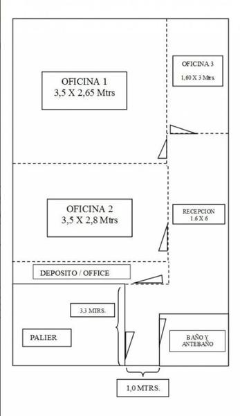 barrio norte oficinas / consultorios parana 800 venta