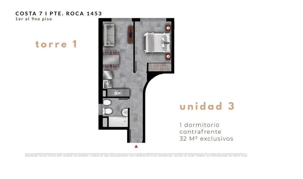 Pte. Roca 1453 Piso 9 dpto 3