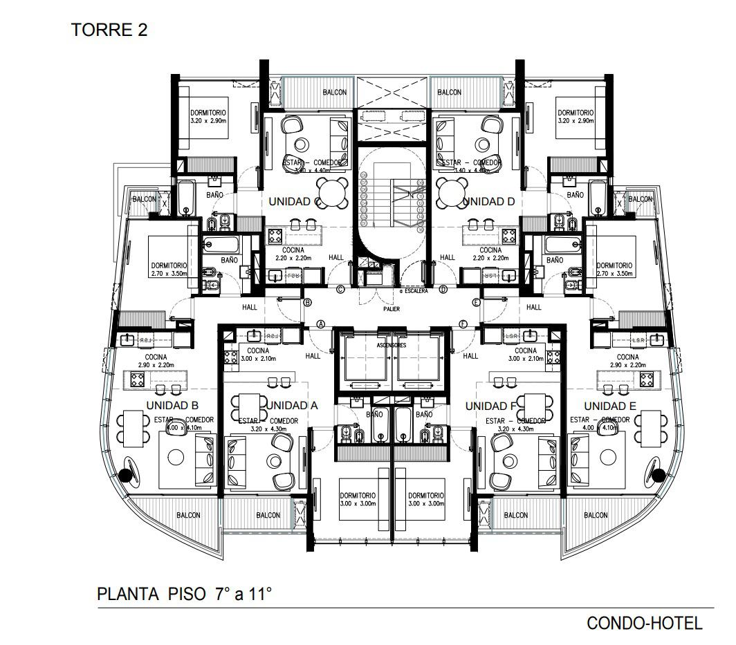 Venta de departamento dos ambientes Brickell 4B Torre Plaza - Tigre