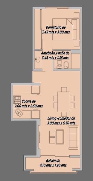 Departamento en Jose Maria Ezeiza STYLO II 