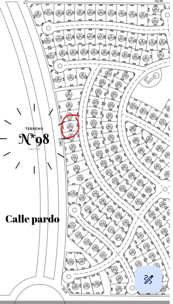 VENTA LOTE 634MTS2 EN BARRIO VILLAGE PLAZA