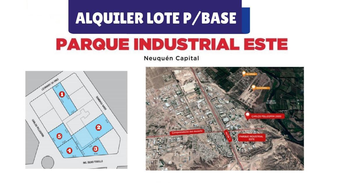 ALQUILER DE TERRENO PARA BASE PETROLERA, PIN ESTE, NEUQUEN