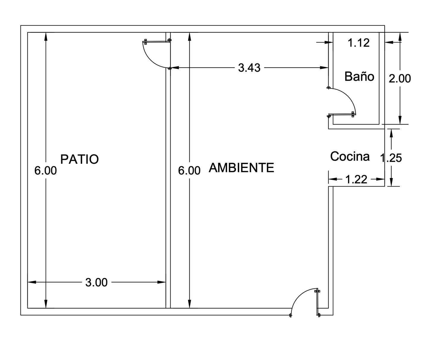 Monoambiente en San Cristobal - Apto Crédito