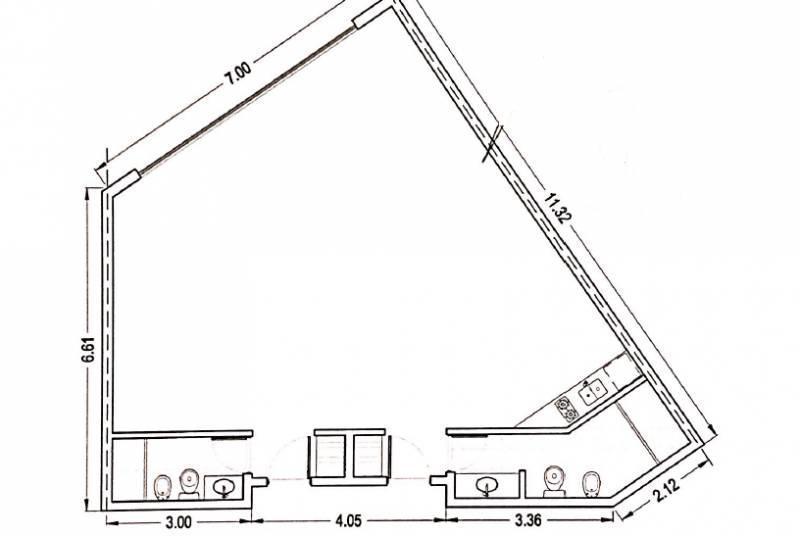 Alquiler oficina Wyndham 85 m2