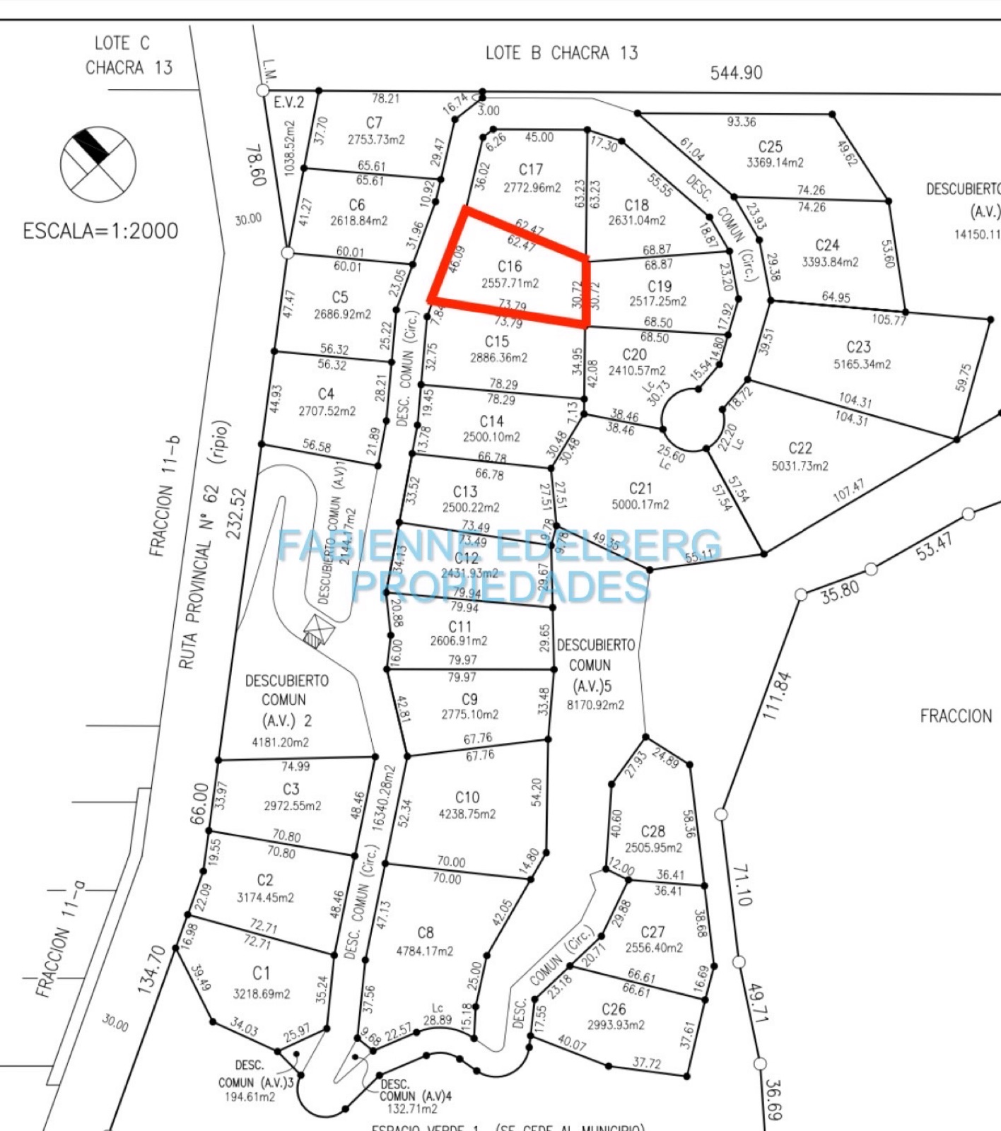 Excelente Terreno 2500 m2 en Loteo La Reserva Baja - San Martin de los Andes