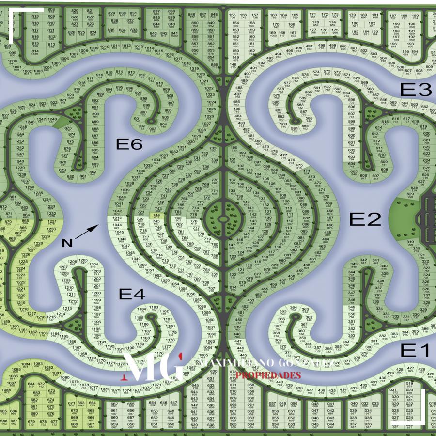 Terreno Lote a la laguna en Venta - Barrio Cerrado Santa Clara al Sur Canning Ezeiza