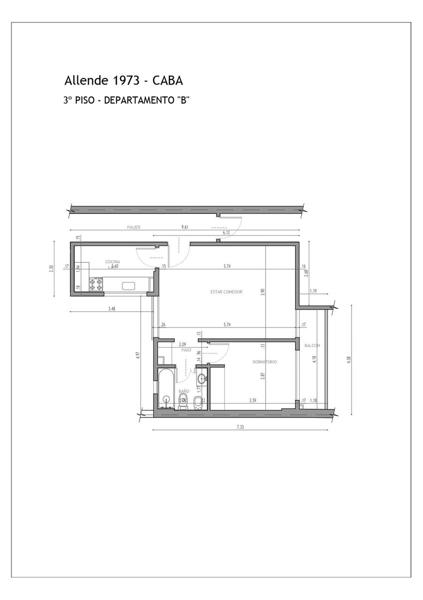 Departamento en Venta - 2 Ambientes - Monte Castro - Estrenar