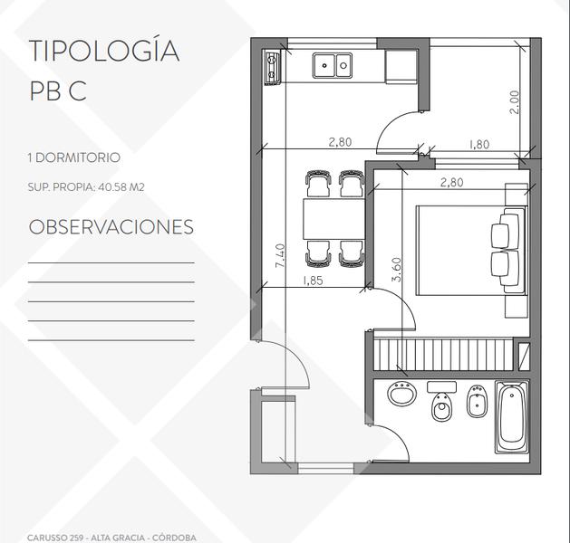 VENTA DEPARTAMENTOS EN POZO - ALTA GRACIA - EXCELENTE UBICACIÓN