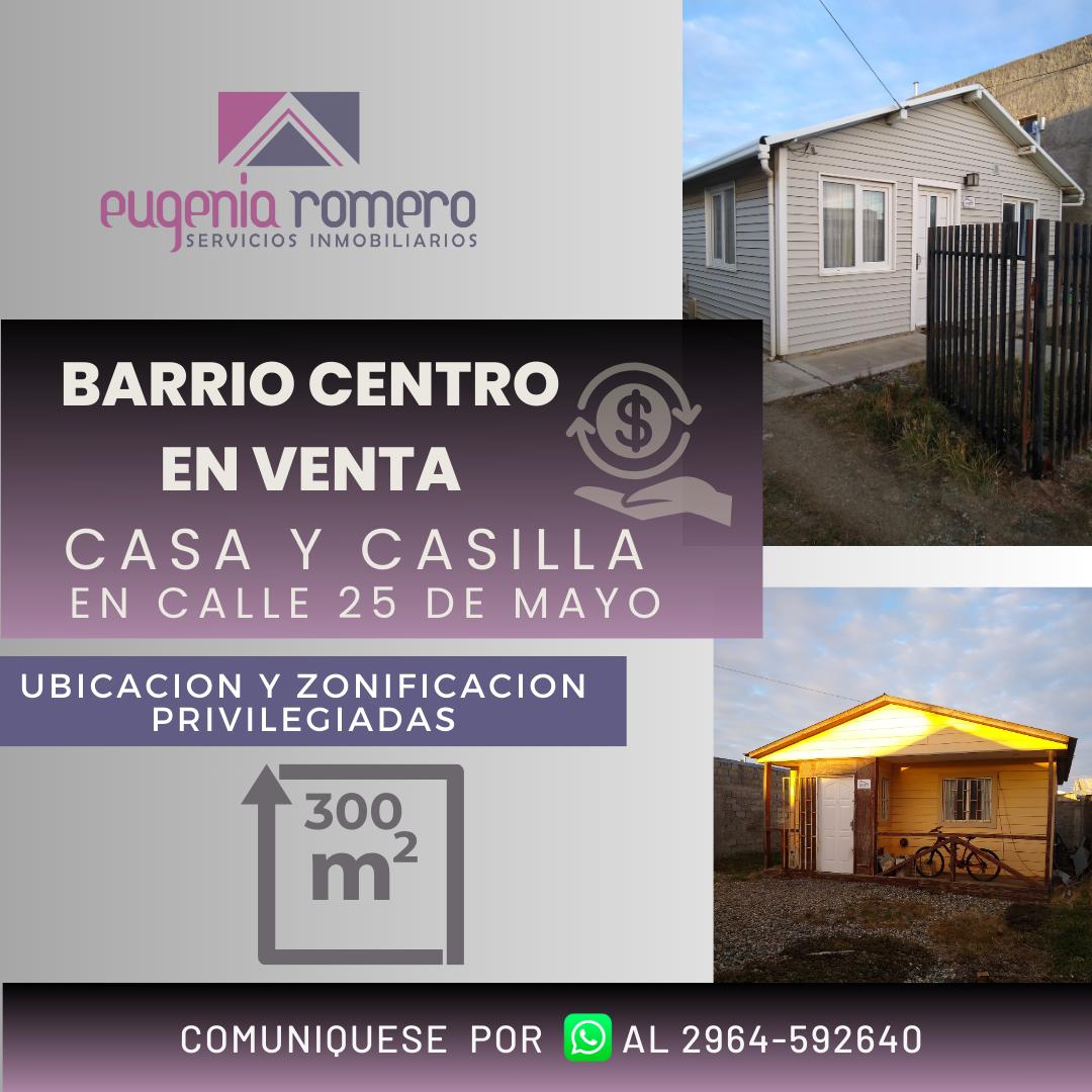 Casa y casilla en venta