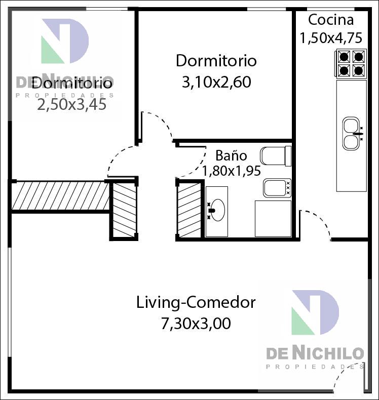 Venta hermoso departamento de 3 amb en Catalinas Sur