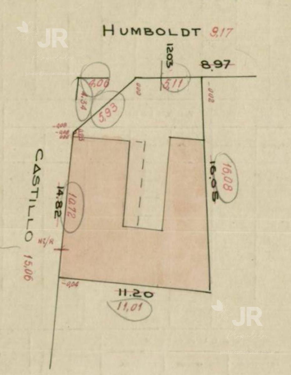 Terreno/lote en  venta en palermo