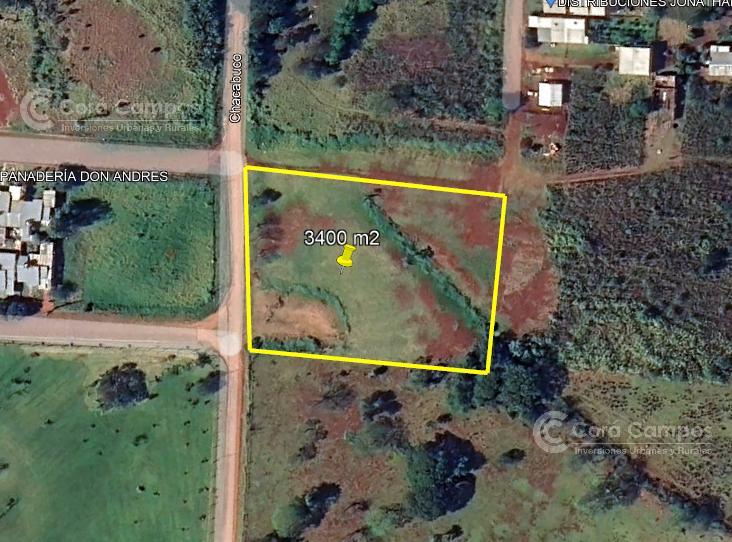 Se Vende Terreno de 3400m2 pegado al pueblo de Cerro Azul, Misiones