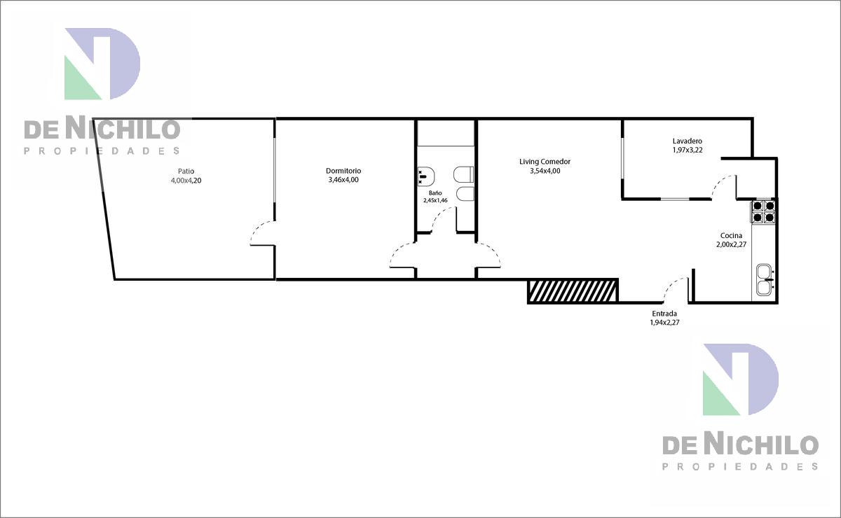 VENTA PH 2 AMB. CON  AMPLIO PATIO, OLAVARRIA Y MONTES DE OCA- BARRACAS