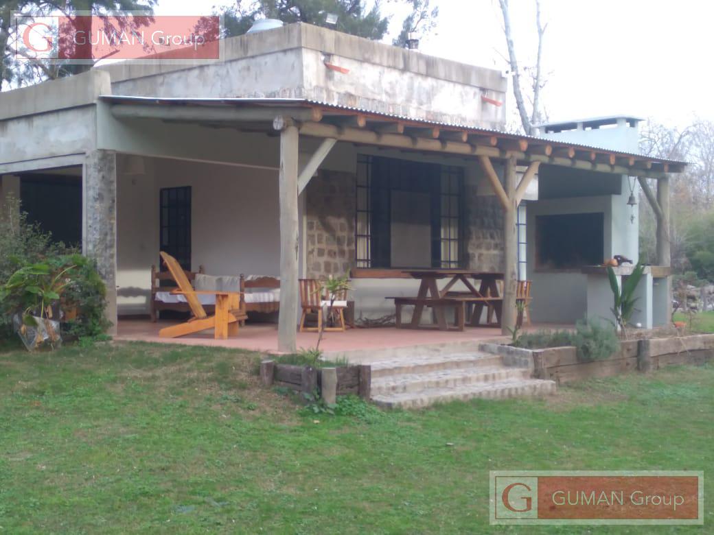 Alquiler temporario Unica casa a orillas del arroyo gran parque , amoblada, parrilla fogon galeria  s/ predio de 3000 m2