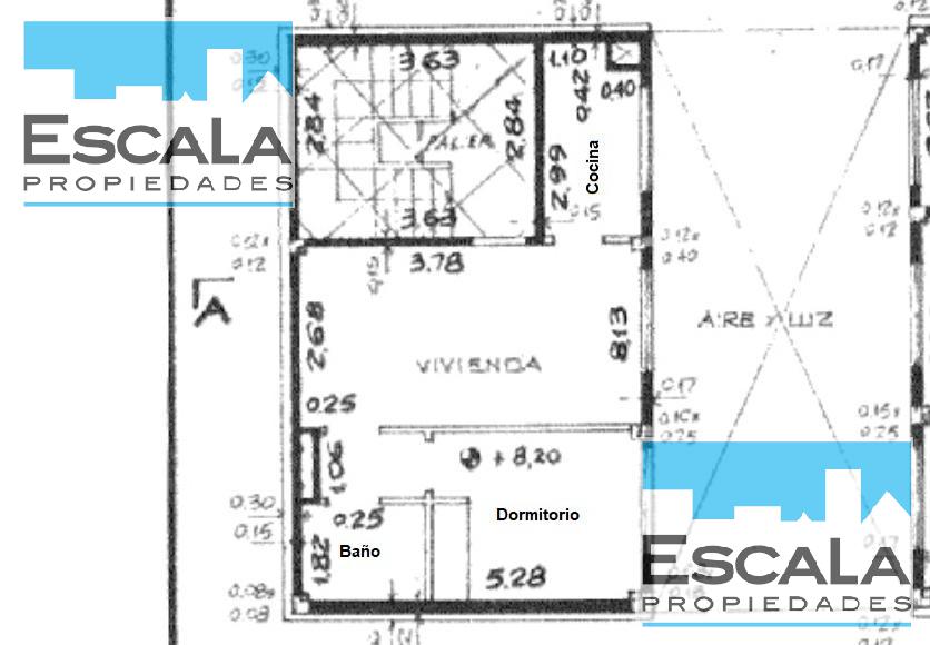 DEPARTAMENTO 1 DORMITORIO EXPENSAS BAJAS POR ESCALERA