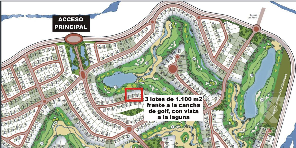 Terreno Venta Los Canales, Plottier con cancha de golf, 2 de tenis, 1 de fútbol y club house