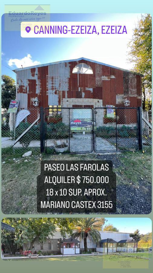 Local en  ALQUILER EN CANNING SOBRE AV. MARIANO CASTEX