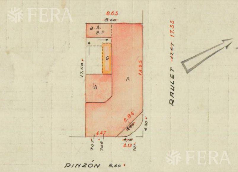 Venta de lote en La Boca