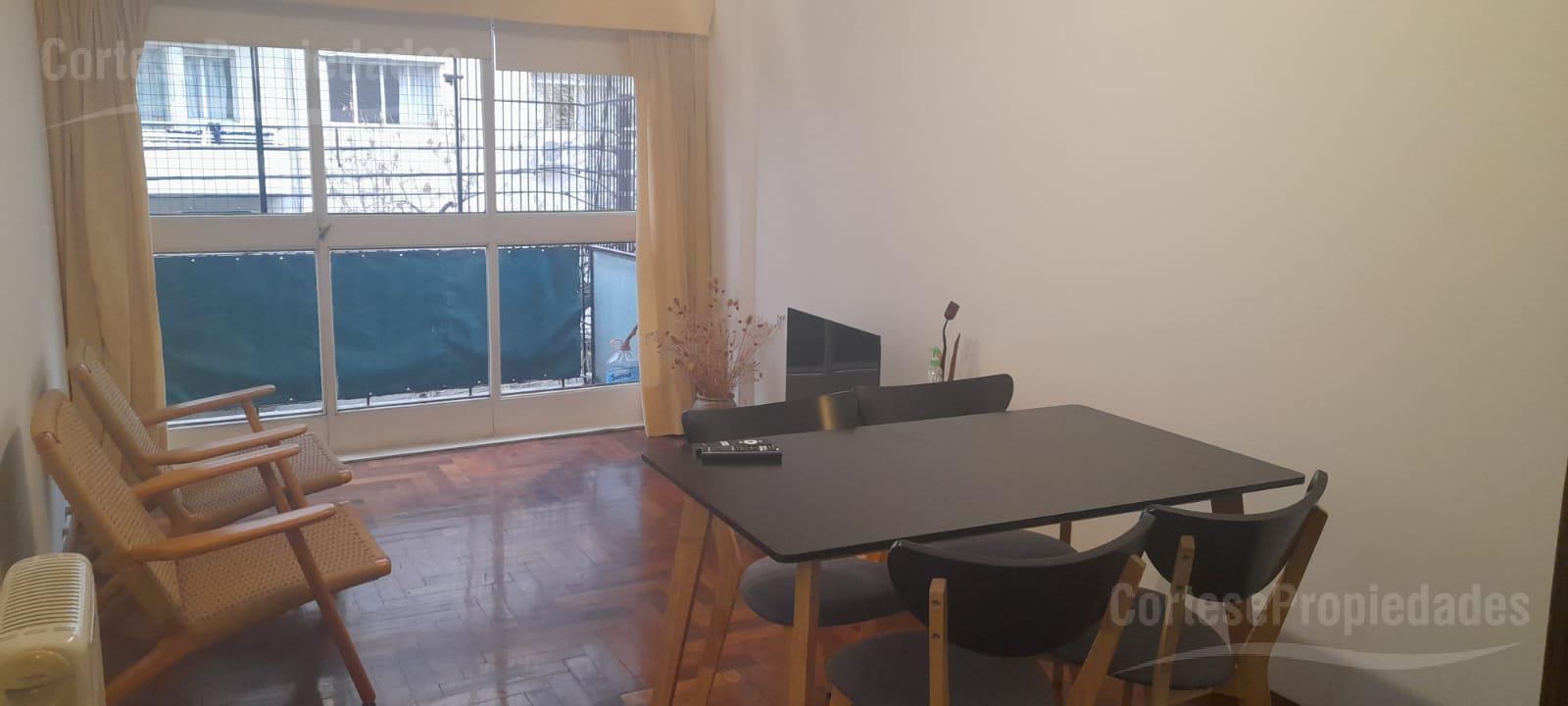 Departamento en  Palermo, 2 ambientes al frente balcón