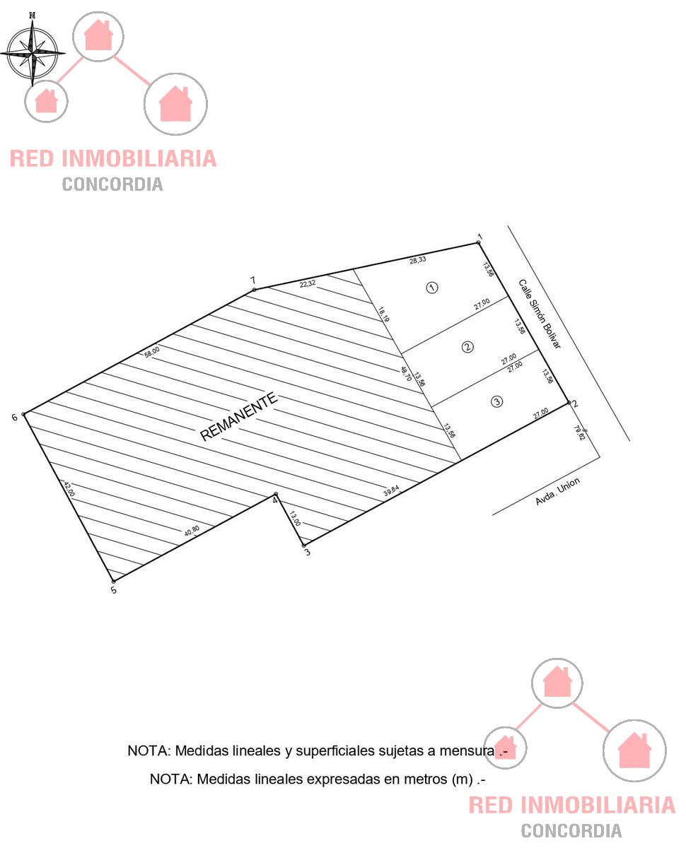 Terreno en Pte Alvear acceso a Concordia