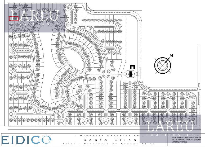 Terreno en venta Pilar del Este - Santa Elisa Etapa 2 -