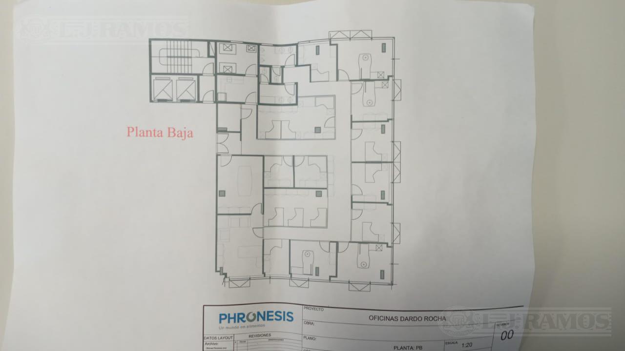 Alquiler de oficina de 246 m2 en Dardo Rocha