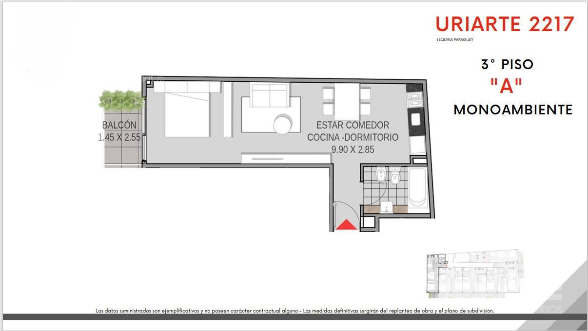 Monoambiente en Venta en Palermo