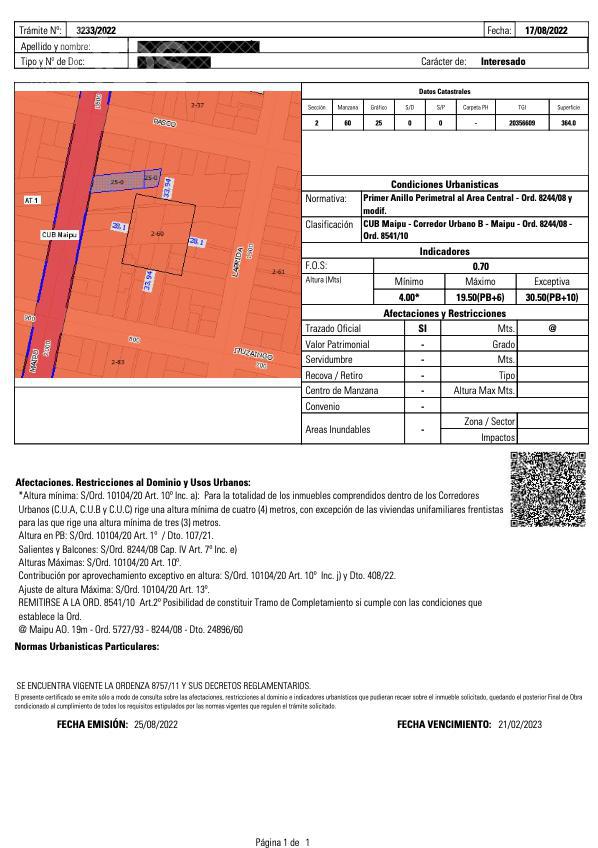 Venta Terreno en Abasto