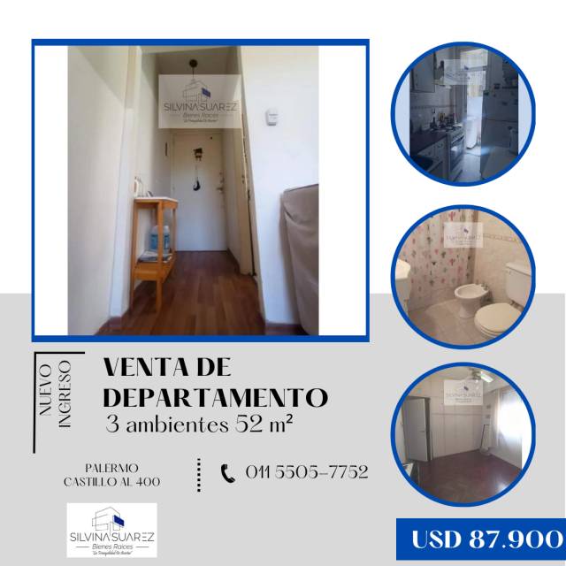 Venta de hermoso departamento en Palermo Queen