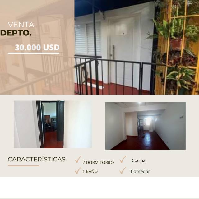 Venta- departamento 2 dormitorios- Posadas